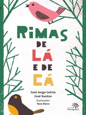cover image of Rimas de lá e de cá